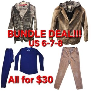 BOYS US 6-7-8 BUNDLE Pre-owned,  Clean "Item details are on individual ads"